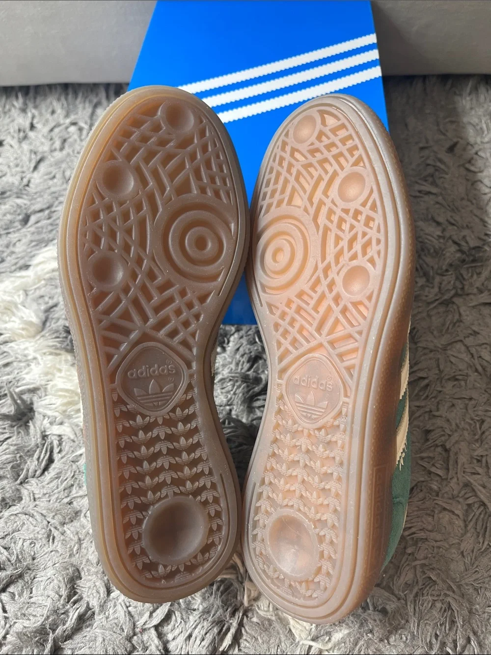 Adidas Handball Spezial sneakers. Womens US size 6. Green. New in box.